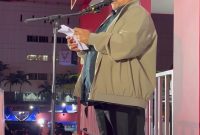 Wakil Gubernur DKI Jakarta, Rano Karno saat sambutan di acar IIMS 2026.