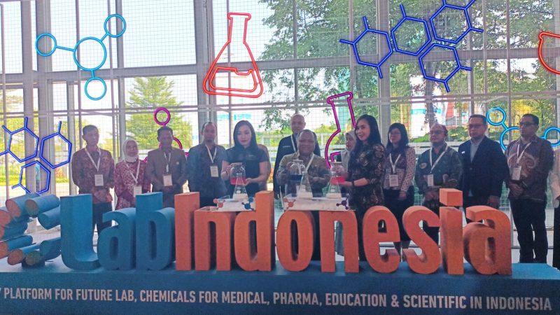 Pembukaan Lab Indonesia 2026 di Indonesia Convention Exhibition BSD City, Rabu (15/4/2026), yang diikuti lebih dari 300 perusahaan dari 16 negara.