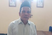 Ketua Panitia BPD Desa Muktiwari Husin Syahrulloh.