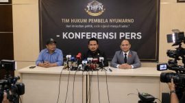 Tim Hukum Pembela Nyumarno menggelar konferensi pers untuk menyampaikan klarifikasi terkait status hukum dan keanggotaan Nyumarno sebagai anggota DPRD Kabupaten Bekasi. Tim hukum menegaskan proses hukum terhadap kliennya masih berjalan dan meminta publik menghormati asas praduga tak bersalah.